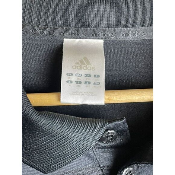 Houston Rockets Chest Logo Black Adidas Polo Shirt Men’s XXL - Picture 6 of 6